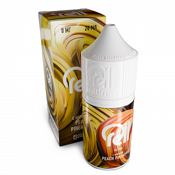 Купить Жидкость для ЭСДН RELL ULTIMA  "Peach Pineapple" 3мл 0мг. Жидкость для ЭСДН RELL ULTIMA  "Peach Pineapple" 3мл 0мг.